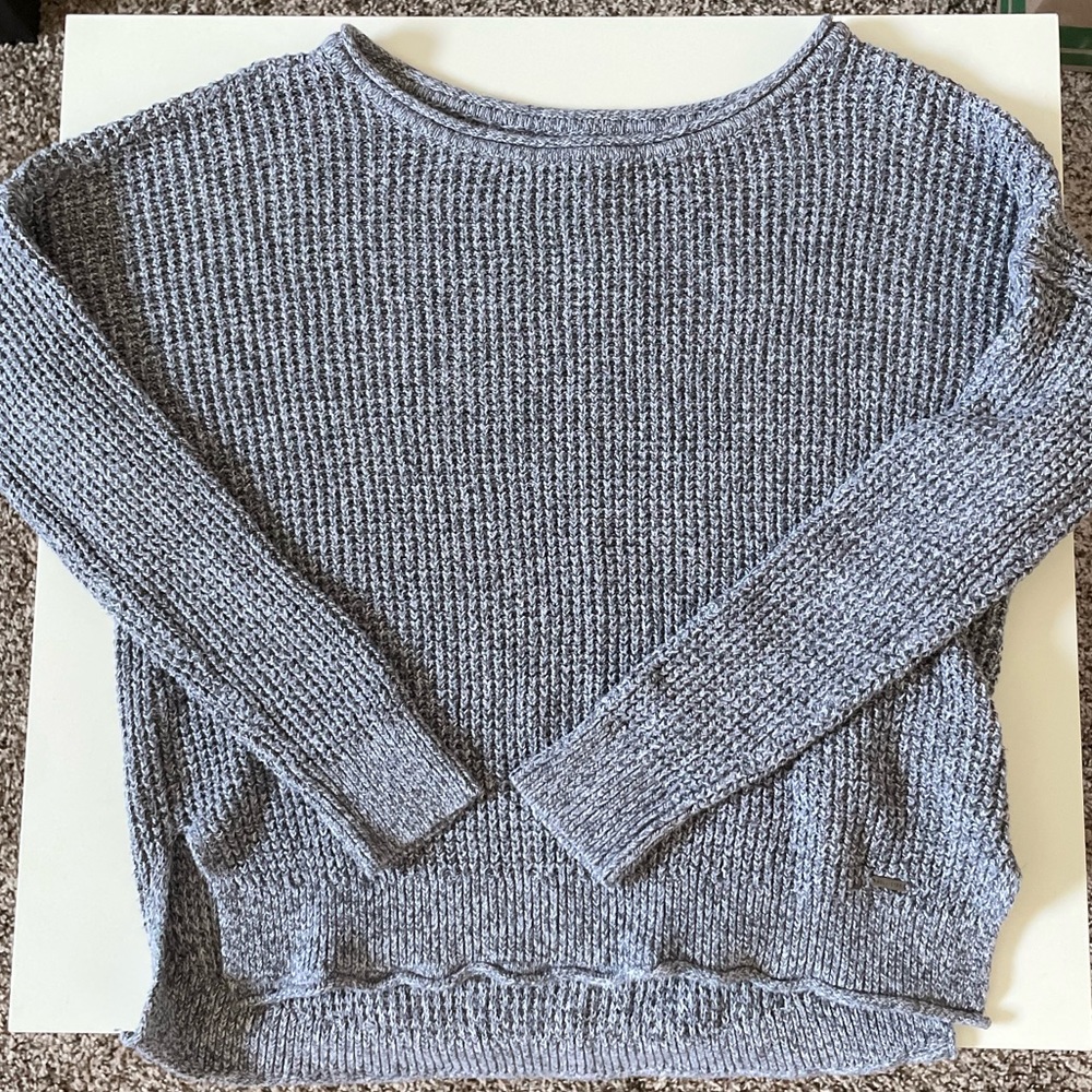 COPY - Womens gray knit sweater from hollister size small
